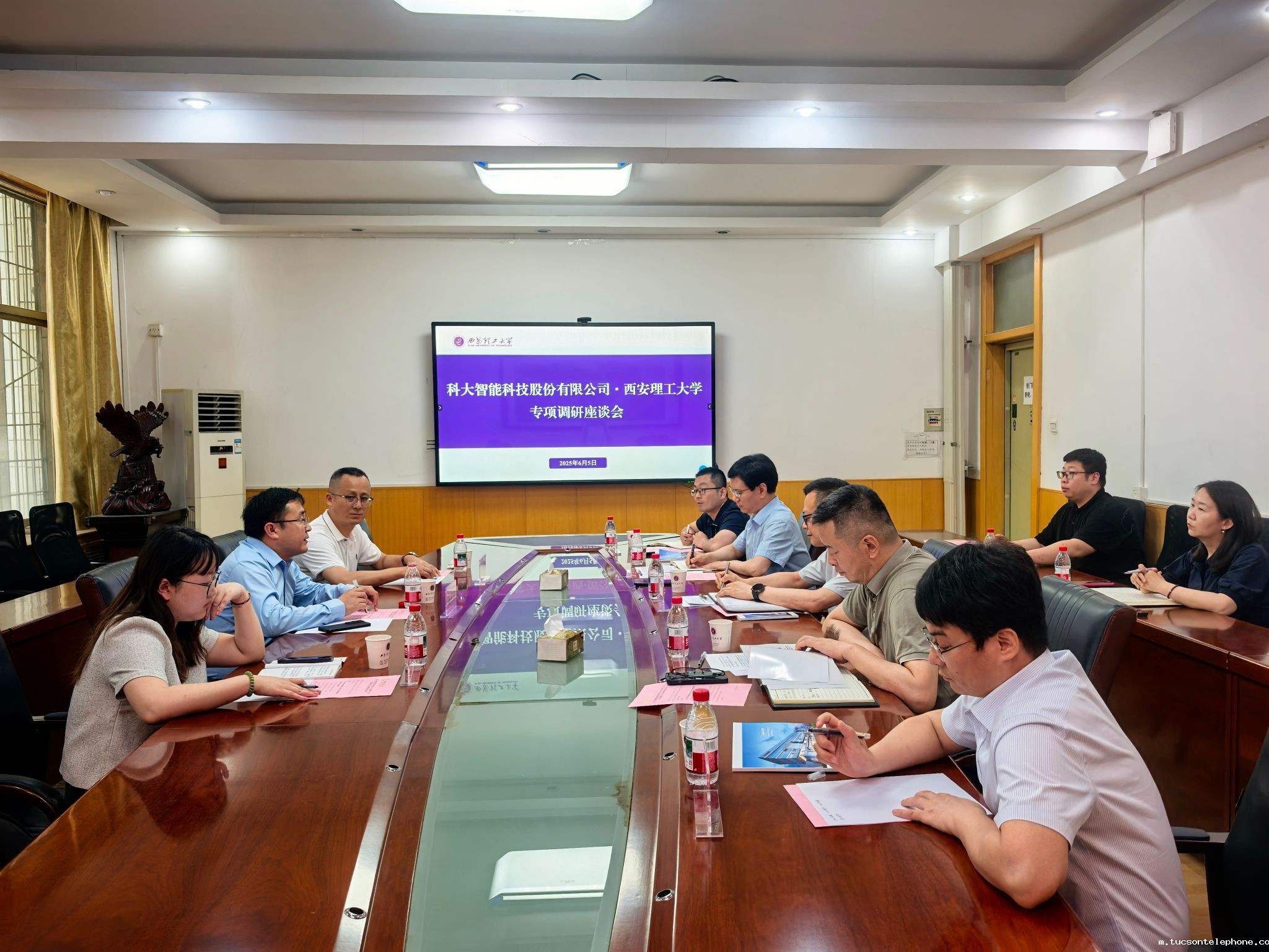 以“实干之姿”树科技服务新形象​——科大智能科技股份有限公司调研组来校调研交流