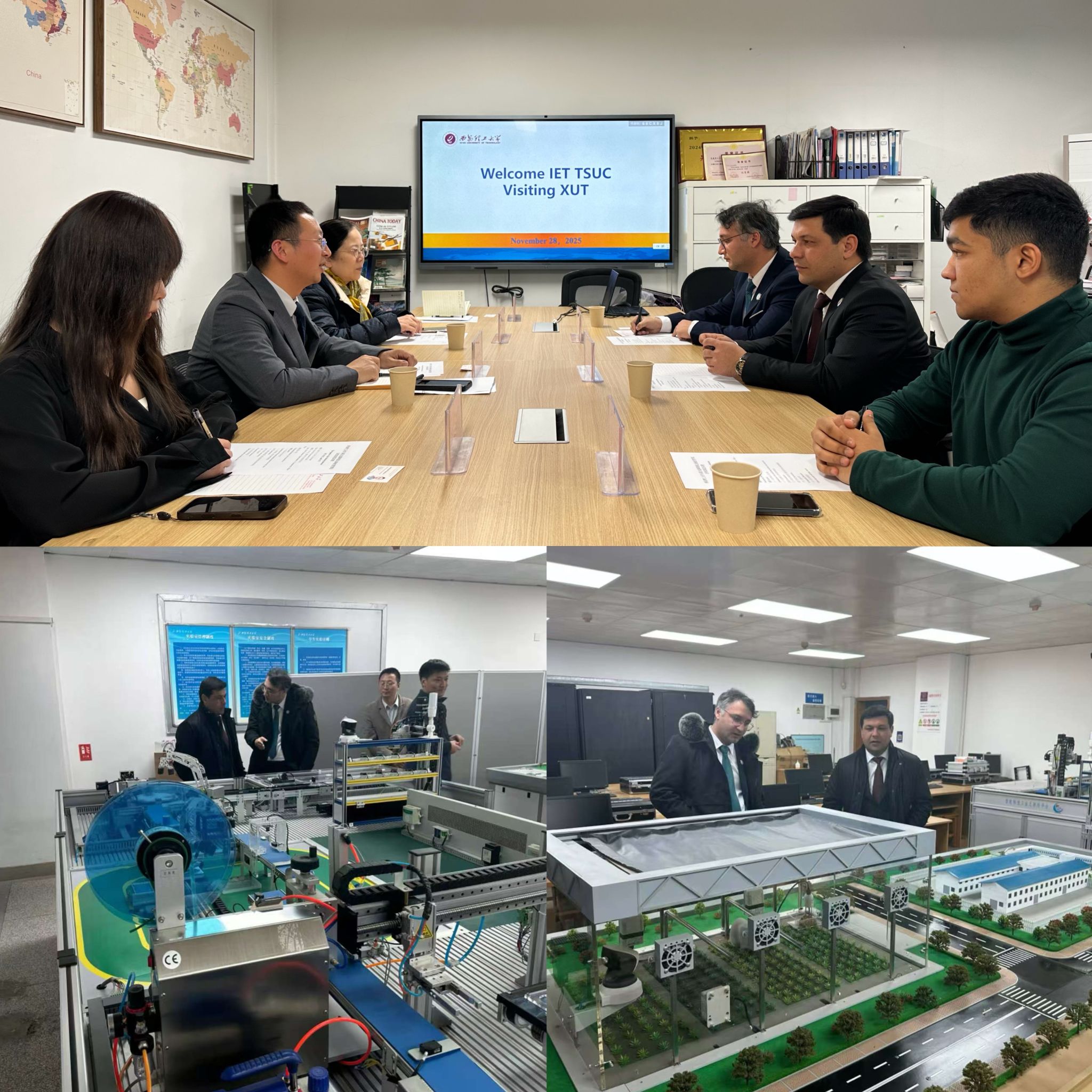 塔吉克斯坦国立商业经贸学院校长一行来访我校